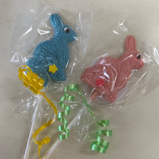 Chocolate Lady Bunny Lollipop