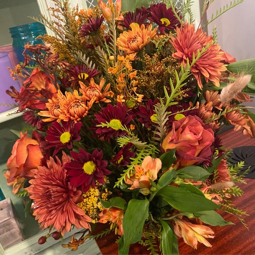 Cornucopia With Flowers