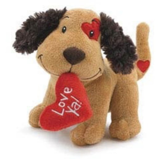 Love Ya Valentine’s Day Plush Puppy
